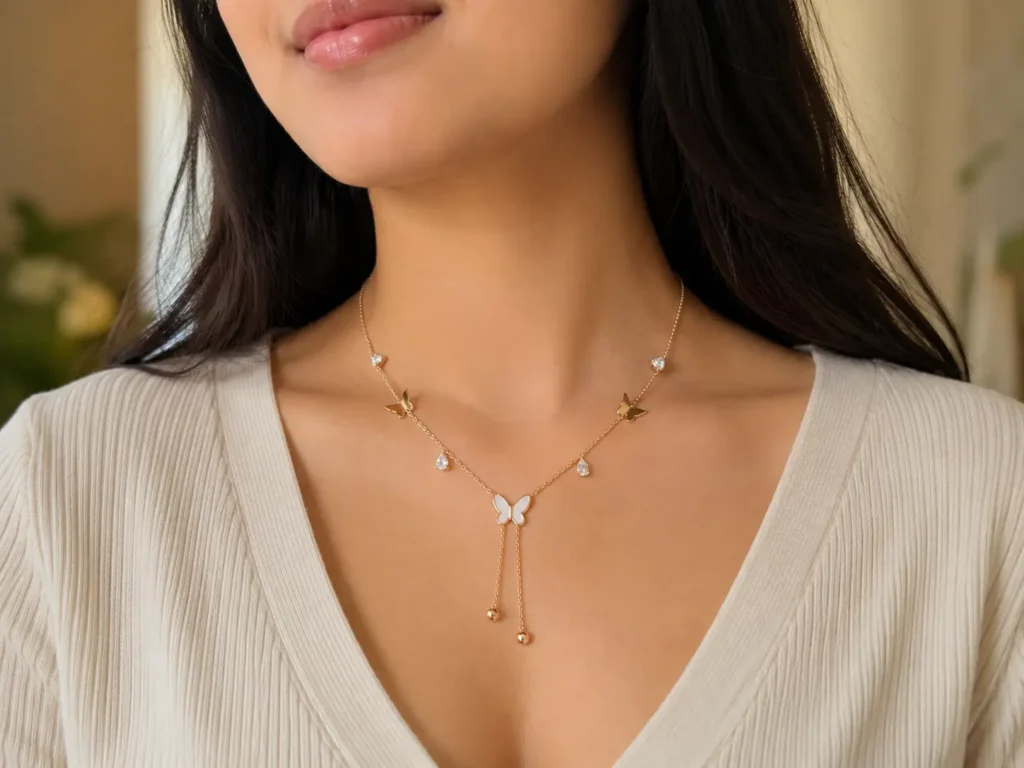 Anti-tarnish necklace pendant featuring a durable, high-quality finish for long-lasting shine.