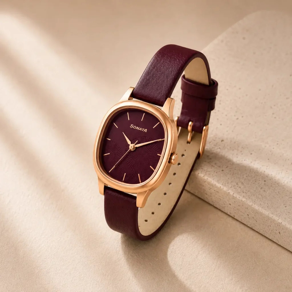 Sonata a luxury analog wrist watch for women